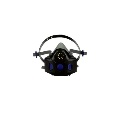 Respiratore a semi-maschera riutilizzabile 3M™ Secure Click™ HF‑801SD con diaframma fonico, taglia Small