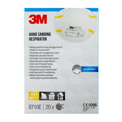 3M™ Respiratore per carteggiatura a mano 8710E, FFP1, 20/PK