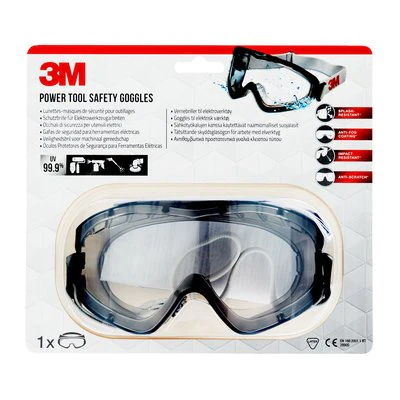 3M™ Occhiali di sicurezza per utensili elettrici 2890S, trasparenti