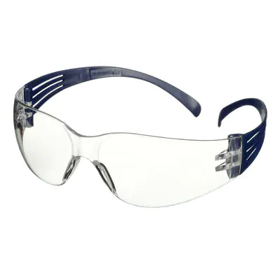 3M™ SecureFit™ 100 Occhiali di protezione, montatura blu, antigraffio/anti-appannamento, lenti trasparenti, SF101AF-BLU-EU, 20/confezione