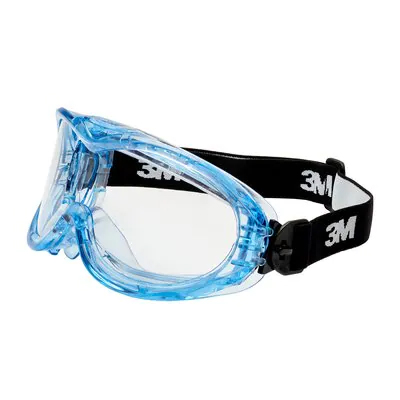 3M™ Fahrenheit™ Occhiali a mascherina, ventilazione indiretta, antigraffio, lenti in policarbonato trasparente, 71360-00012, 10/confezione