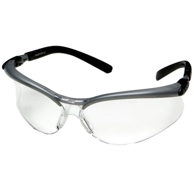 Occhiali di protezione 3M™ BX™, montatura grigia, antigraffio/anti-appannamento, lenti trasparenti, 11380-00000