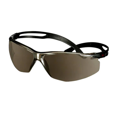 3M™ SecureFit™ 500 Occhiali di protezione, montatura nera, antigraffio/anti-appannamento, lente a specchio argento, SF509AF-BLK-, 20/confezione
