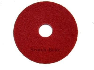 3M™ Scotch-Brite™ Disco per Pavimenti, Rosso, 432 mm, 5/Confezione