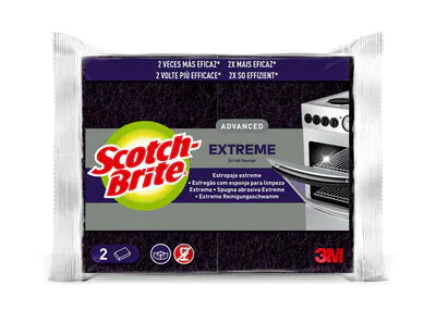 Scotch-Brite® Spugna abrasiva Extreme, 2 pezzi per confezione