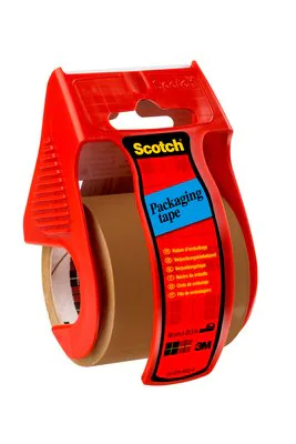 Nastro da imballo Scotch® marrone con tendinastro, 50 mm x 20 m, 1 Rotolo