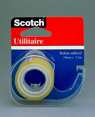 Nastro adesivo Scotch® trasparente 508 in dispenser mini 1 Dispenser per nastri adesivi + 1 Rotolo 19 mm x 7,5 m